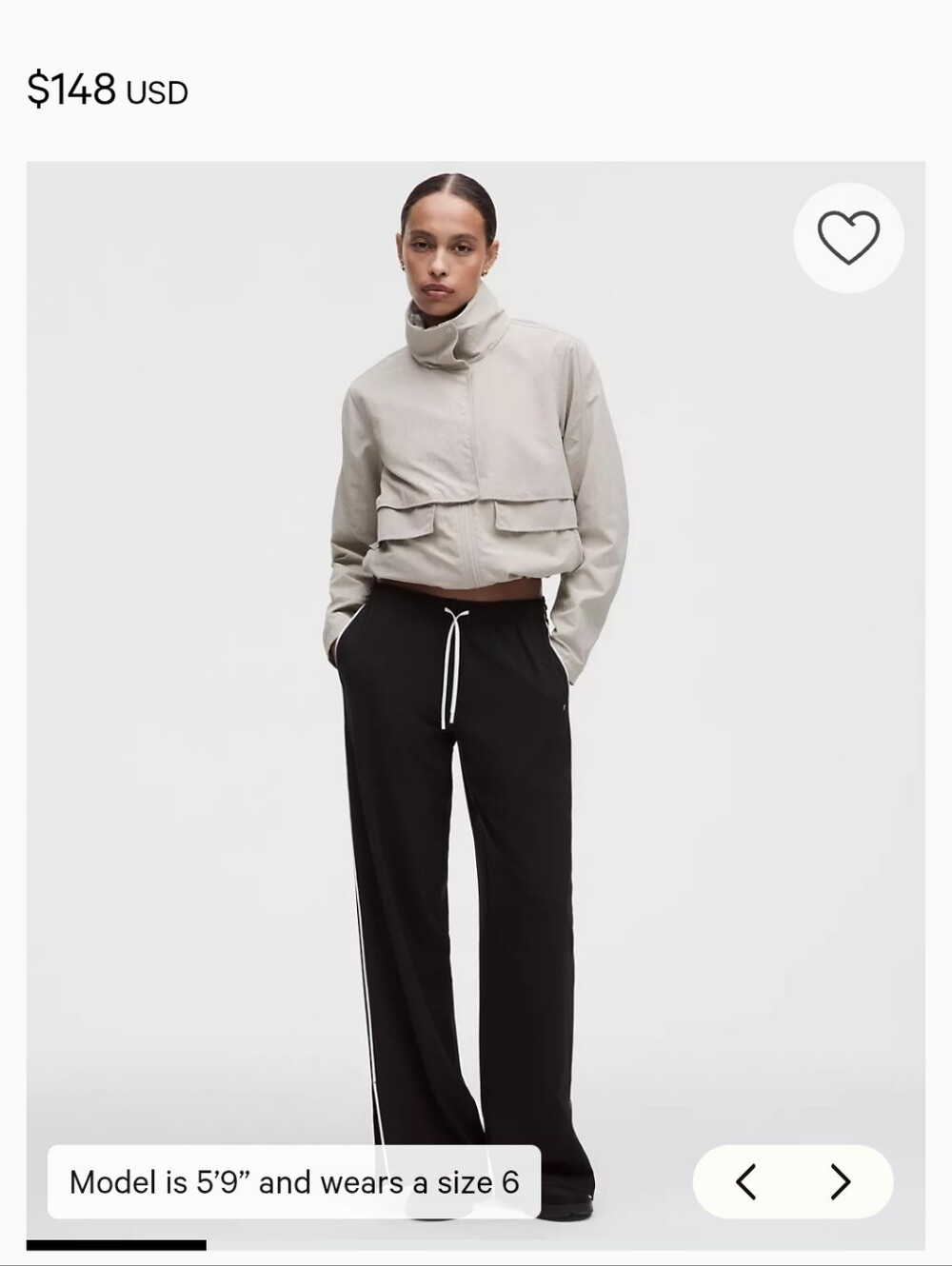 lululemon athletica Cropped High-Collar Utility Jacket